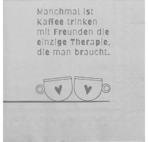 Papierservietten Grau von Räder