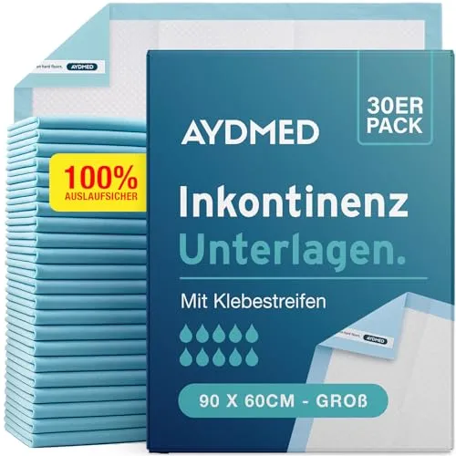 Aydmed Premium Einweg-Inkontinenz-Betteinlagen 30 St
