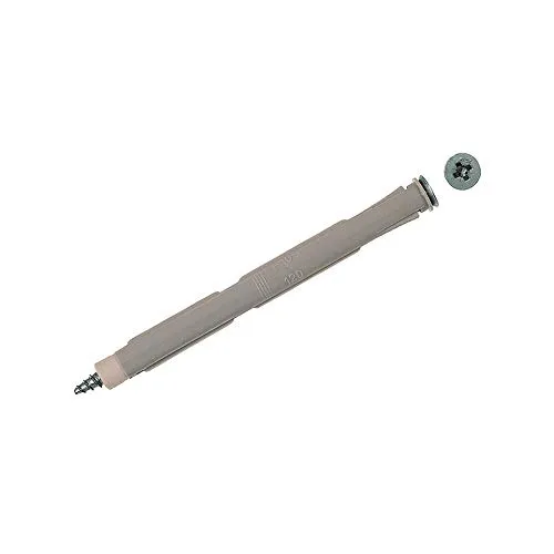 fischer 88627 Fensterrahmendübel F 10 S 120 - Anker für Fensterrahmen, zug- und druckfest mit durchgehendem Gewinde für eine langlebige, spannungsfreie Befestigung in Voll- und Lochbaustoffen.