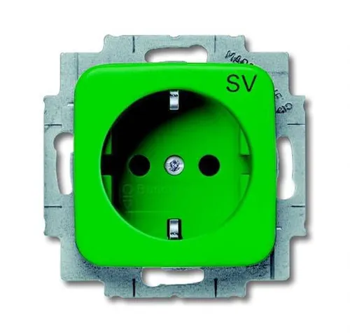 Steckdosen Grün von Busch-Jaeger