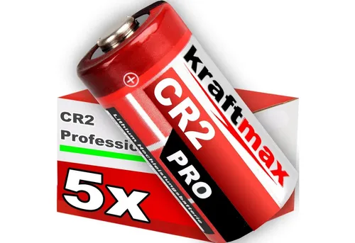 kraftmax 5er Pack CR2 Lithium Hochleistungs- Batterie Batterie, (1 St)