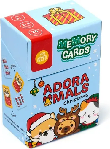 Weihnachts-Adoramals-Speicherkartenset für Kinder