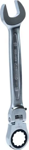 KS Tools 503.4818 Ringratschenmaulschlüssel 18mm - Werkzeug-Set mit FlankTraction-Profil, 180° schwenkbarem Kopf und 72 Zähnen für präzises Arbeiten. Ideal für professionelle Anwendungen.