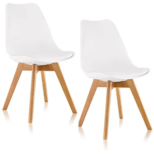 Küchen- und Esszimmerstühle Weiß von Deuline