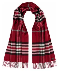 Fraas Schal Damen rot kariert, ONE SIZE 520316-0009-00000 in rot von FRAAS