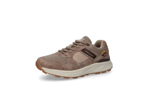 camel active Herren Low-Top Sneaker - Vielseitige Halbschuhe in Taupe - Stilvolle Low-Top Sneaker für Business und Freizeit. Mit Wechselfußbett für individuellen Komfort und aus pflegeleichtem Lederimitat gefertigt.