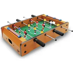 CARROMCO KICKER KICK-XM Tischauflage - Kicker Tisch im Holzdekor Design, ideal für Spielspaß auf jedem Tisch. Kompakt und leicht mit abgerundeten Ecken, perfekt für Zuhause oder unterwegs.