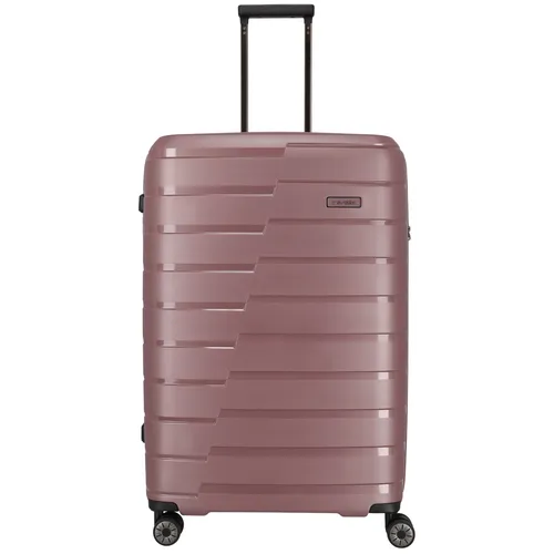 Travelite 4-Rad Trolley L Air Base Flieder - Trolley aus widerstandsfähigem Polypropylen, leicht und unverwüstlich. Mit einzigartigem Oberflächendesign und optimalen Laufeigenschaften dank 4 Doppelrollen – ideal für Vielflieger.