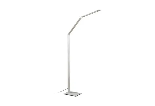 Lucande LED Stehlampe Nicano, dimmbar - Standleuchte aus gebürstetem Aluminium, ideal als Lesebeleuchtung mit variabler Helligkeit und Farbwechsel zwischen warmweiß und tageslicht.