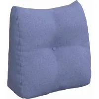 vidaXL Rückenkissen Jeans Blau 45 x 24 x 50 cm Stoff 42014368