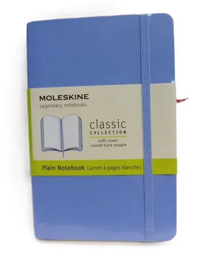 Moleskine Classic Notizbuch 9x14 cm, 192 Seiten weicher Einband - HORTENSIENBLAU