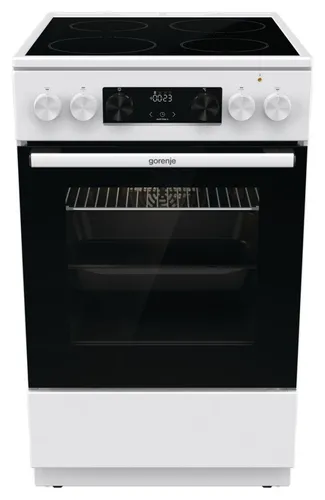 GEC5C41WG Herd weiß - Großzügiger Backofen - Backöfen, Energieeffizienz A, mit 70 Litern Nutzinhalt und vielseitigen Heizarten wie Umluft und Grill für perfekte Backergebnisse.