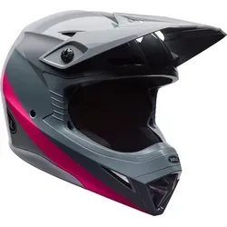 Bell MX-10 MIPS Aviator Motocross Helm, rot, Größe S - Leichter Motocross Helm mit widerstandsfähiger Schale für hohen Tragekomfort. Ausgestattet mit MIPS® zur Sicherheit und effektiver Stoßabsorption durch Multi-Density EPS-Innenschaum.