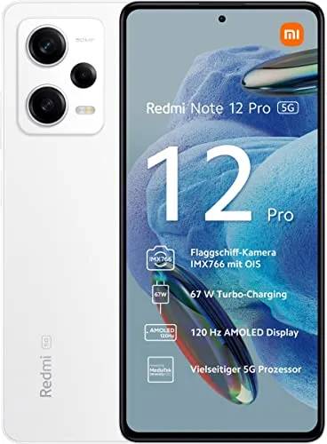 Xiaomi Xia Redmi Note 12 Pro 128-8-5G-wh Redmi Note 12 Pro 5G 128/8GB wh, weiß