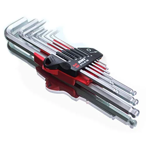 Würth Winkelschraubendreher Sortiment 9 tlg. mit Kugelkopf Sechskant Imbuss Lebenslange Zebra Qualität !!!