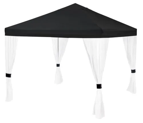 TrendLine Ersatzdach 3 x 3 m für Pavillon DeLuxe schwarz von TrendLine