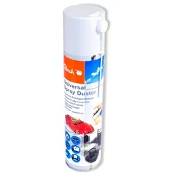 Peach Universal Druckgas Spray 400 ml, 1 Stück | Präzise, dank Sprühkopfverlängerung | ideal für die Reinigung im Haushalt und Büro | Druckluftreiniger | Fckw-frei | Druckluft Spray | PA100