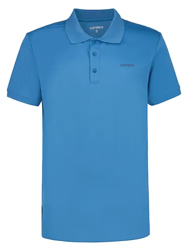 Icepeak Poloshirt ICEPEAK BELLMONT HIMMELBLAU - Herren Poloshirt mit normaler Passform und halbem Knopfverschluss. Hergestellt aus recyceltem Material für eine umweltbewusste Wahl. Das atmungsaktive Gewebe sorgt für hohen Tragekomfort und bleibt stets trocken.