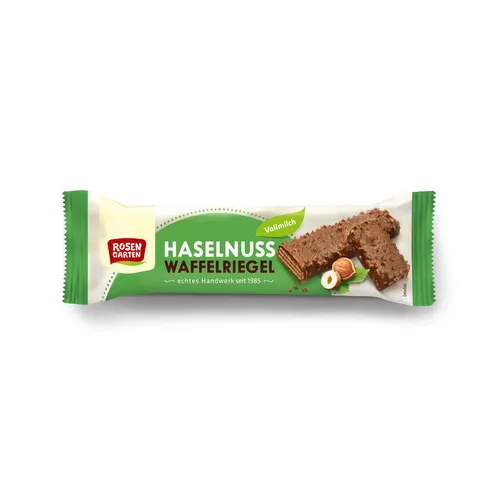 Rosen Garten Haselnuss-Waffelriegel bio 35g
