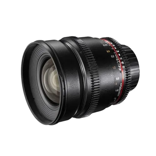 Walimex Pro VDSLR Weitwinkel f1-2.2 16mm - Kamera- & Video-Objektive mit hoher Lichtstärke f1.2, ideal für kreative Aufnahmen bei schwachem Licht – Jetzt zum Dealpreis!