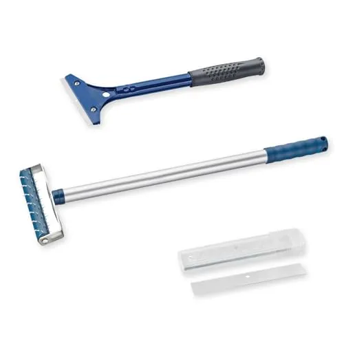 BODENMEISTER Tapetenentfernerset Tapetenablöser Tapezier-Set Renovierungsset, blau, 3-Teilig