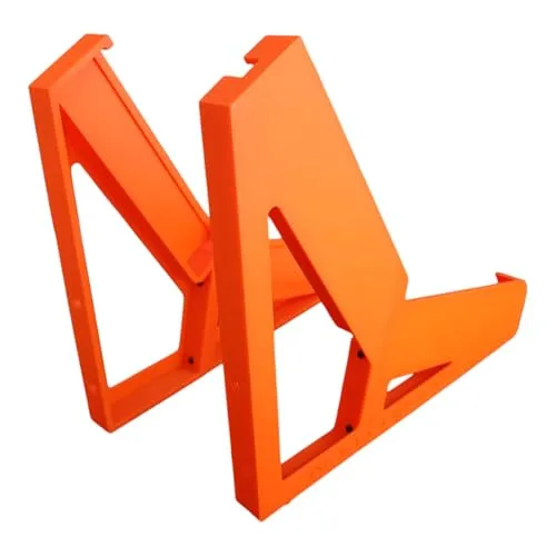 SMB Acid Console Desktop-Ständer für 2 Behringer TD-3 & RD-6 Synthesizer, Neon-Orange, 15° und 60° Winkel