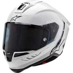 Alpinestars Supertech R10 Motorradhelm - Carbonhelm für optimale Aerodynamik, S - Motorradhelm mit A-Head Anpassungssystem für individuelle Passform und hervorragende Aerodynamik. Ideal für Rennfahrer und Straßenfahrer, reduziert Luftwiderstand und sorgt für maximalen Komfort.