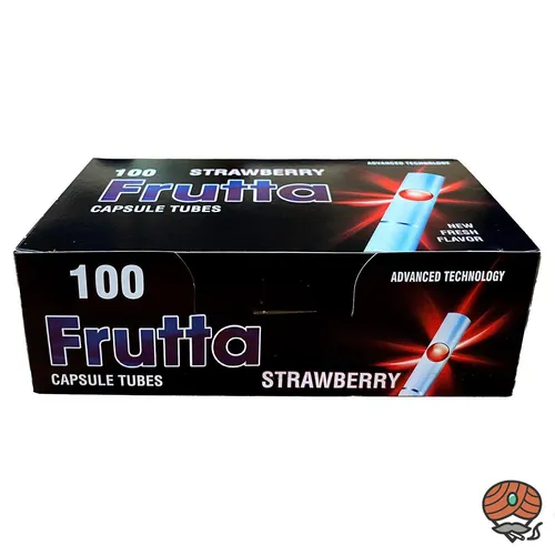 Frutta Strawberry  Erdbeere Click-Zigarettenhülsen / Filter Hülsen mit Geschmack