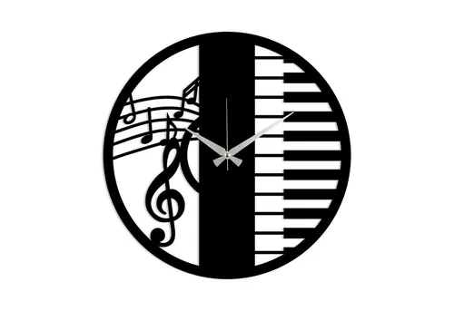 Metall Wanduhr Dekouhr Industrial Clock Schwarz - Stylische Wanddeko im Industrial-Design, aus robustem Metall gefertigt. Ideal für jeden Raum, um ein modernes Ambiente zu schaffen.