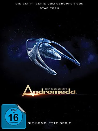 Andromeda - Die komplette Serie [30 DVDs] - Science-Fiction-Serie, spannende Abenteuer und fesselnde Handlung auf 30 DVDs, ideal für Fans des Genres.