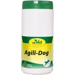 cdVet Agili-Dog 600 g - Ergänzungsfuttermittel für Hunde - cdVet Agili-Dog ist ein hochwertiges Ergänzungsfuttermittel für Hunde, ideal zur bedarfsgerechten Fütterung im Training und für sportliche Aktivitäten. Enthält wertvolle Nährstoffe für mehr Vitalität.