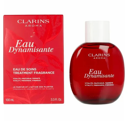Clarins Eau Dynamisante Körperspray 100 ml - Sonstige Gesichtspflegeartikel mit 95 % natürlichen Inhaltsstoffen, revitalisierender Duft aus Zitrusfrüchten und Ginseng für erfrischte und straffere Haut.