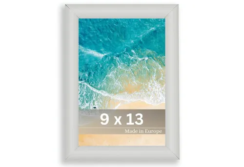 Victor (Zenith) Bilderrahmen David, Bilderrahmen Weiß 9x13 cm, Bilderrahmen Art Deco