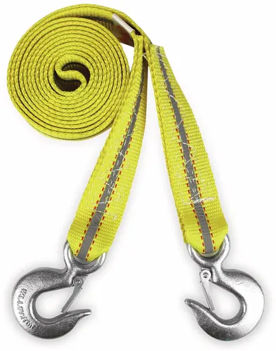 APA Abschleppseil 26051 - Profi-Schlepp, 4 m, 6000 kg - Anhängerzubehör mit hoher Zugkraft für sicheres Abschleppen von Fahrzeugen bis 6000 kg, ideal für den professionellen Einsatz.