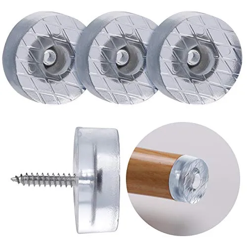 Stück Runden Gummipuffer，Platz rutschfeste Gummifüße Pads Protektoren Möbel für Stuhl, Sofabeine,Geräuschdämpfende Füße Stoßstange(29mm) 20