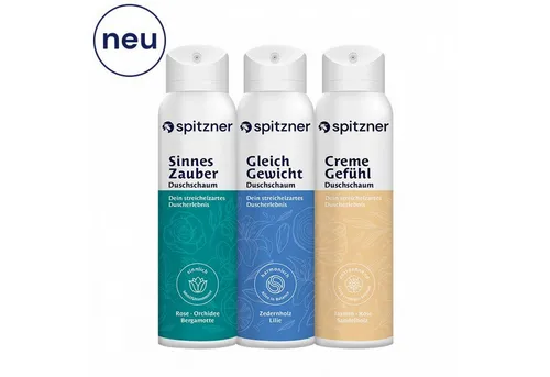 Spitzner Sauna-Aufgussset Spitzner Duschschaum Set Blütenzauber 3x 150 ml Wellness-Dusche