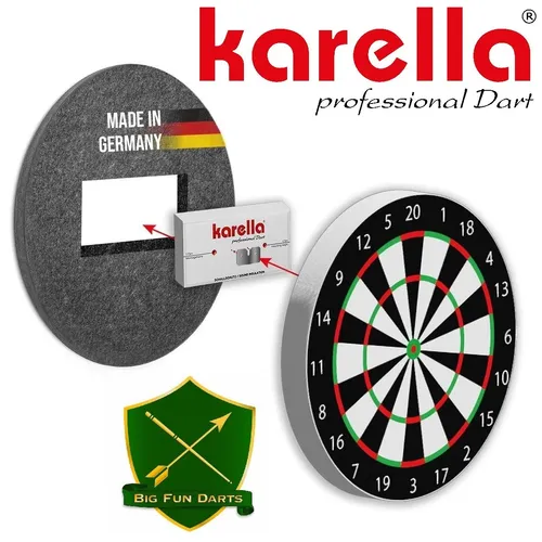 Karella Schallschutz Compact Ø45 cm für Steeldartboards