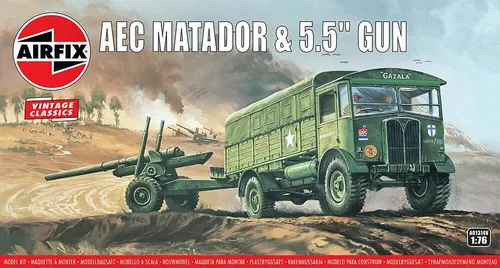 Airfix A01314V 1/76 AEC Matador & 5.5 inch Gun von Airfix