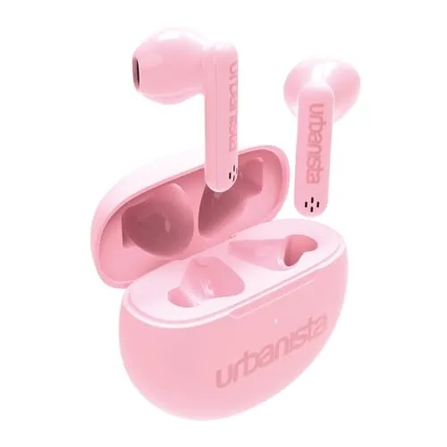 Urbanista Austin In Ear Kopfhörer - Kabellos mit Bluetooth 5.3 - Kopfhörer mit IPX4 Wasserschutz und 20 Std. Spielzeit. Erlebe kraftvollen Sound und kristallklare Telefonate dank zwei Mikrofonen und Touch-Bedienung, ideal für Sport und Alltag.