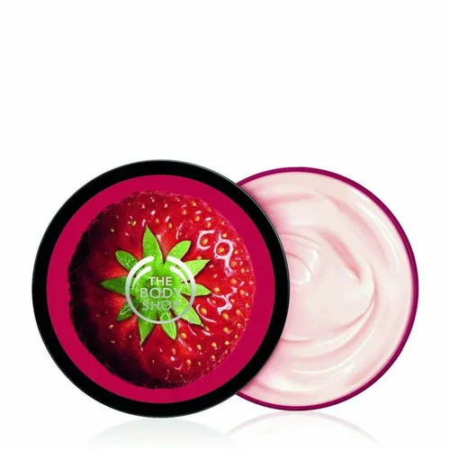 Body Shop Body Butter Strawberry 200ml - Körperbutter mit intensiv feuchtigkeitsspendender Formel, ideal für samtweiche Haut und einen fruchtigen Duft.