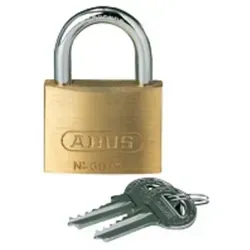 Abus Messing-Vorhangschloss, Serie 60, Typ 60/40