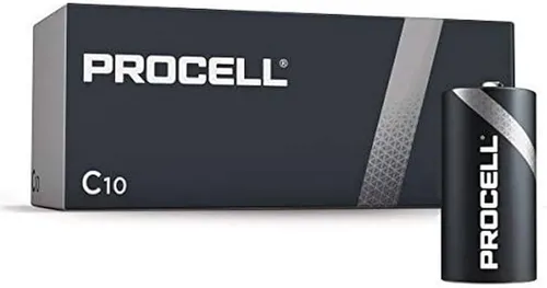 Procell Alkaline Batterien C (LR14) 1.5V - 10er Pack für zuverlässige Energieversorgung in Geräten