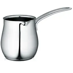 Cilio 299601 Aufschäumbecher Professional 35 cl - Edelstahl polierter Aufschäumbecher, ideal für Baristas. Mit Sandwichboden, auch für Induktion geeignet, perfekt für die Zubereitung von cremigem Milchschaum.