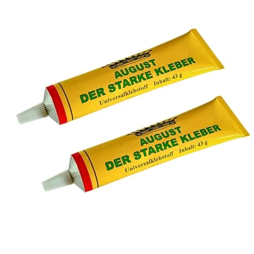 August Universalkleber Kontaktkleber 43 g – Starker Alleskleber für Glas, Holz, Metall, Leder & Keramik (2)