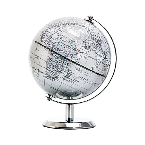 TOPGLOBE Schülerglobus 14cm -Englische Karte - Mini Globus
