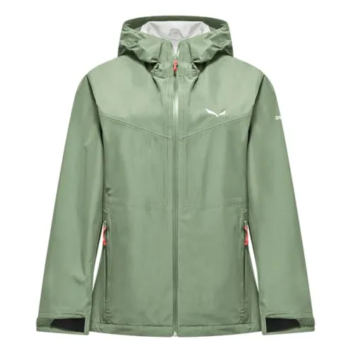 Salewa Puez 2.5L Powertex Jacke W pastel green (5A90) 38 - Leichte Hardshelljacke für Damen, ideal für Wanderungen und Trekking, mit wasserdichter Powertex-Membran und hoher Atmungsaktivität für besten Komfort.