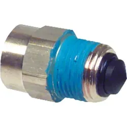 Montageventil mit selbstdichtender Beschichtung (Ausführung: Zapfen: DN 10 (3/8''). Muffe: DN 10 (3/8''))