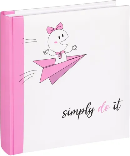 Walther Kinderalbum Little Explorer Girl Rosa 26x25 cm - Schönes Kinderalbum mit 50 weißen Seiten für kreative Erinnerungen. Der robuste Kunstdruckeinband in Rosa ist ideal für kleine Entdeckerinnen und bietet Platz für viele Fotos.