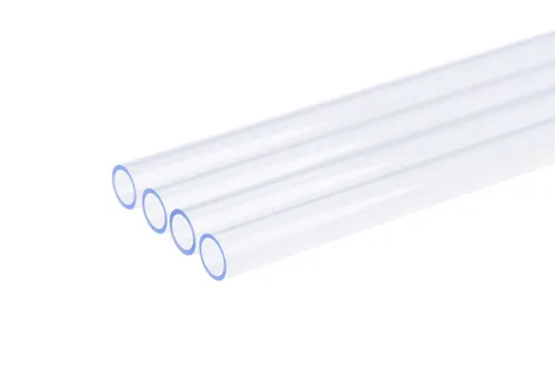 Alphacool HardTube 13/10mm Plexi (PMMA) Klar UV-Blau 60cm - 4er Set