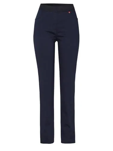 Relaxed by Toni Damen 5-Pocket-Hose »My Darling« 40K Dark Blue - Damen-Hosen mit breitem Jerseybund für hohen Tragekomfort und aus hochwertiger Baumwollmischung, ideal für jeden Anlass.